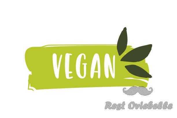 Vegan Logo. Raw, Healthy Food Badge, tag for Cafe, Restaurants and Packaging vector art illustration Vegan Best Natural