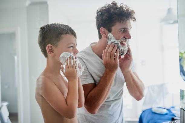 He wants to do everything that Dad does Prepare Well To Shaving