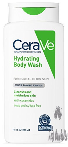 cerave body wash for dry skin 10 ounce moisturizing body wash with hyaluronic acid sulfate fragrance free 1