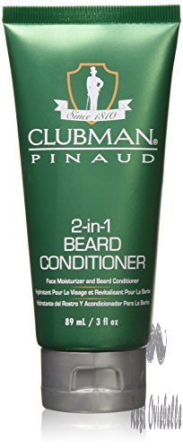 clubman 2 in 1 beard conditioner and face moisturizer 3 oz 1