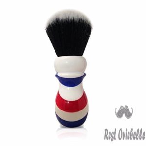 haircut and shave co proven synthetic shaving brush 100 synthetic materials 26mm extra dense tuxedo knot and 57mm loft fast drying pre shave brush perfect for home and travel