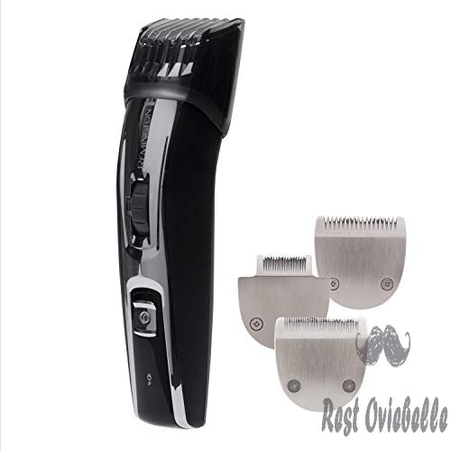 remington mb4040 lithium ion powered mustache beard and stubble trimmer kit 4 pieces black