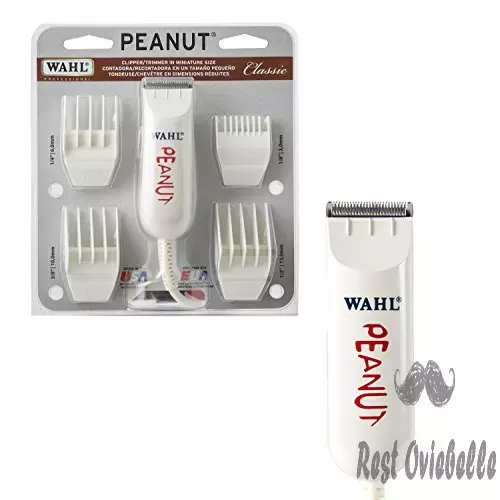 wahl professional peanut classic clipper trimmer 8685 white great for barbers and stylists powerful rotary motor