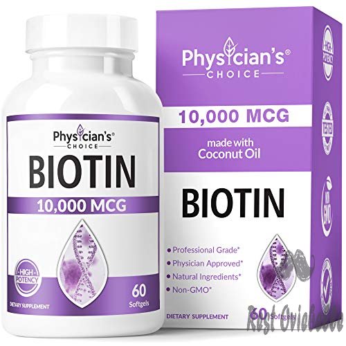 Biotin 10000mcg with Coconut Oil