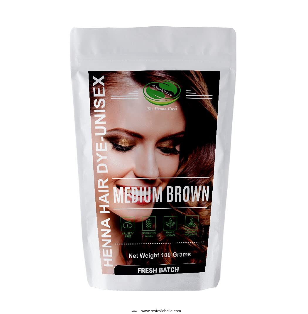 MEDIUM BROWN Henna Hair &