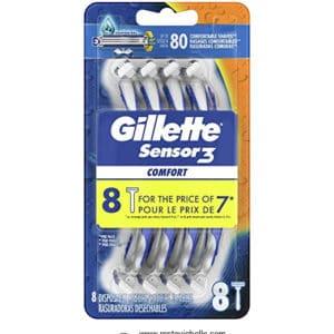 Gillette Sensor3 Comfort Disposable Razors B001JQLNGY