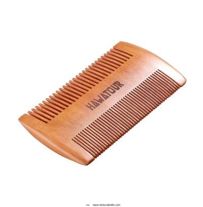 Beard Comb, Natural Wood Mustache B01850QOWE