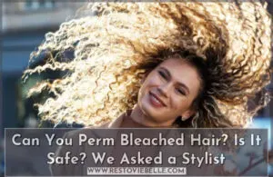 can you perm bleached hair